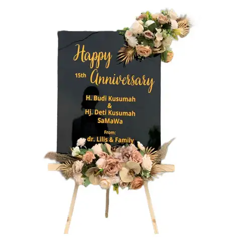 Papan Bunga Akrilik Pantai Johor